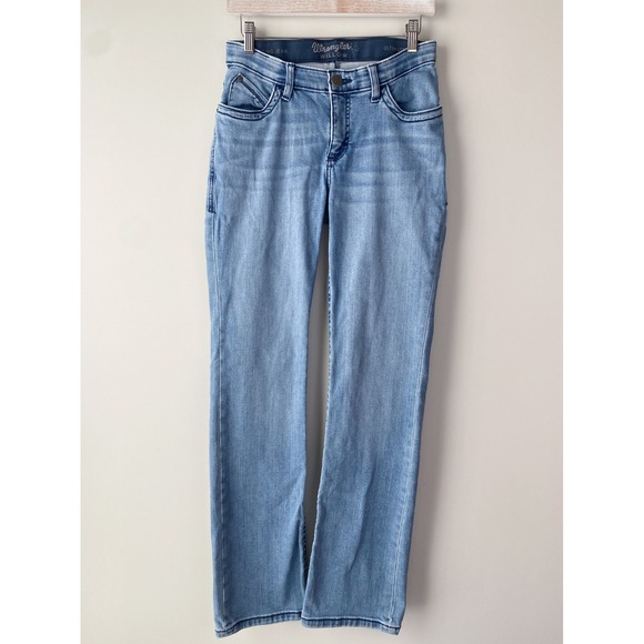 Wrangler Womens Willow Ultimate Riding Jeans 3x34 Light Wash Denim Bootcut - Picture 2 of 12